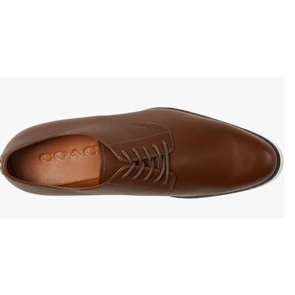 NEW COACH Sculpt C Leather Derby Saddle Men's Size 9 Retail $250 - Picture 5 of 6
